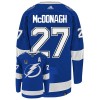 Män Ishockey Tampa Bay Lightning tröja Ryan McDonagh 27 Adidas Stanley Cup 2022 Blå Authentic